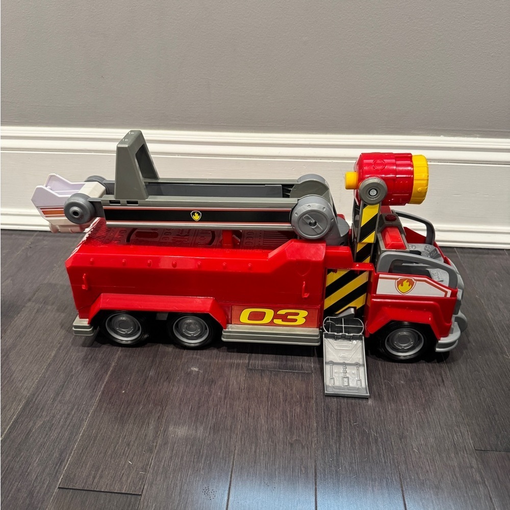 Paw Patrol Marshall’s Transforming City Fire Truck Toy Lights Sounds Toddler Kid - Picture 7 of 12
